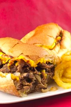 Philly cheesesteak Stock Photos