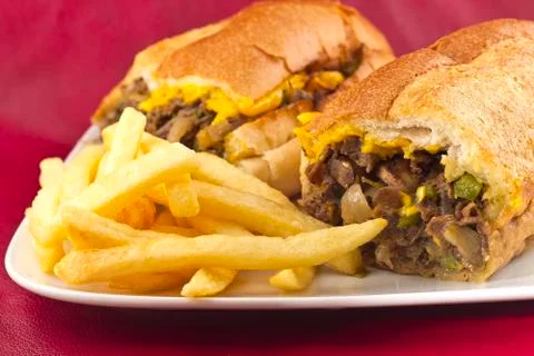 Philly cheesesteak Stock Photos