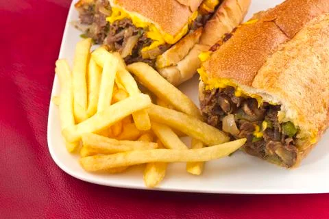 Philly cheesesteak Stock Photos