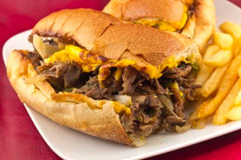 Philly cheesesteak Stock Photos