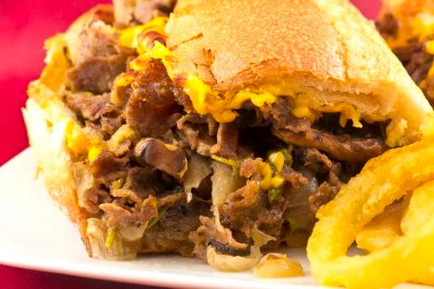 Philly cheesesteak Stock Photos
