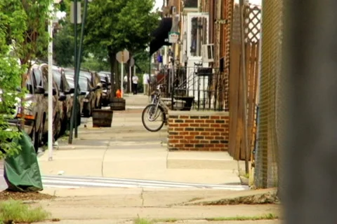 Philly SideWalk Stock Footage 6929669