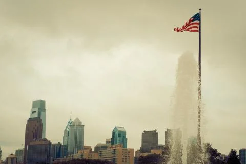 Philly Skyline Stock Photos