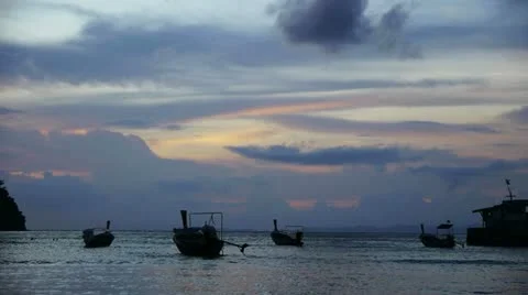PhiPhi sunset 003 Stock Footage 11090927