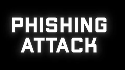 Phishing attack glitch effect, phishing attack distortion Stock Footage 292618327