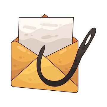 Phishing Attack illustration イラスト素材