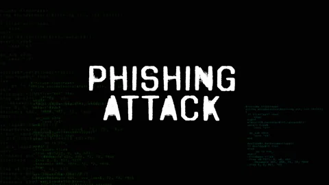 Phishing attack modern glitch concept animation Stock Footage 230903546