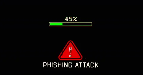 Phishing attack modern glitch concept animation Stock Footage 230903740