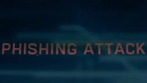 Phishing Attack, social engineering attack Stock Footage 309403344
