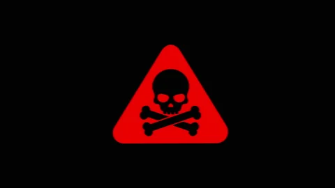 Phishing attack symbol on analog screen modern glitch Stock Footage 237069561