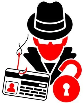 Phishing Concept Icons Stock-Illustration