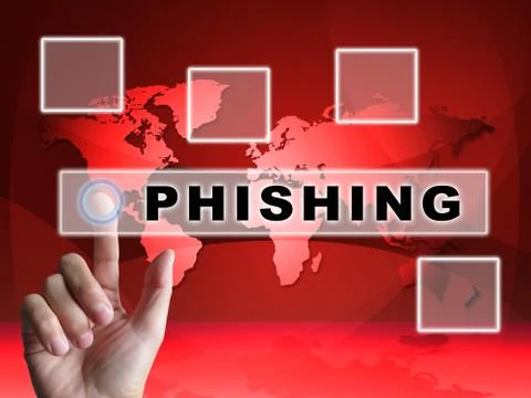 Phishing E-mail Internet Threat Protection 3d Rendering Stock Illustration