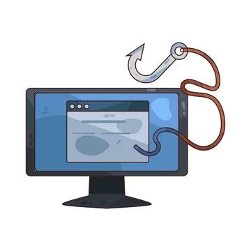 Phishing illustration Stock-Illustration