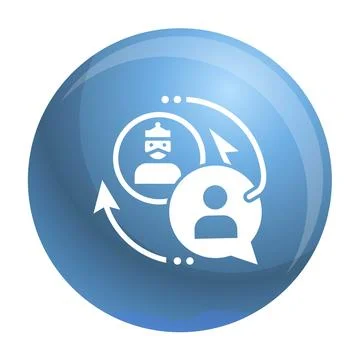 Phishing personal data icon, simple style Stock Illustration