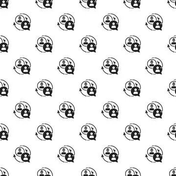 Phishing personal data pattern seamless Illustrazione stock