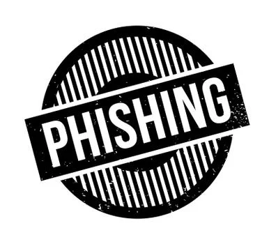 Phishing rubber stamp Stock Illustration