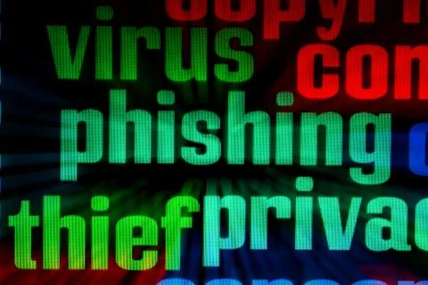 Phishing spyware Stock Photos