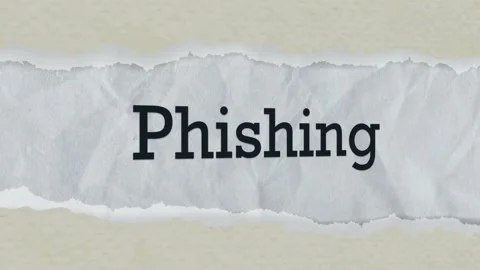 Phishing text concept dolly shot. 4K animation motion graphics. Stock-Footage 231875817