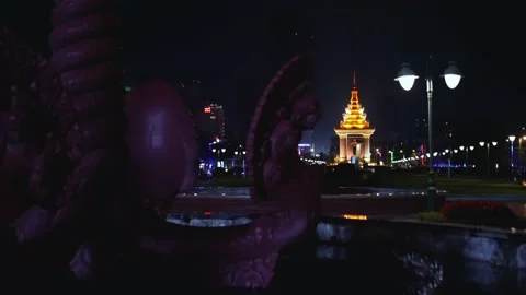 Phnom Penh Night 1 Video stock 169056679