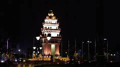 Phnom Penh Night 11 Video stock 169056796