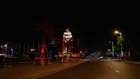 Phnom Penh Night 13 Video stock 169056856