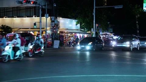 Phnom Penh Night 4 Video stock 169056733