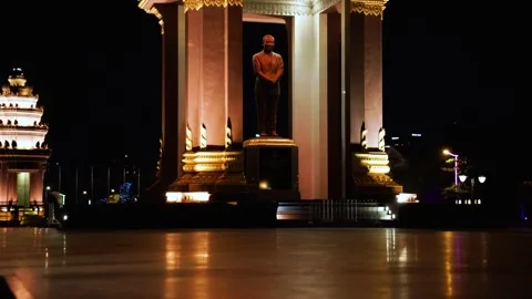 Phnom Penh Night 6 Video stock 169056734