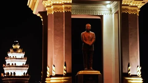 Phnom Penh Night 7 Video stock 169056772