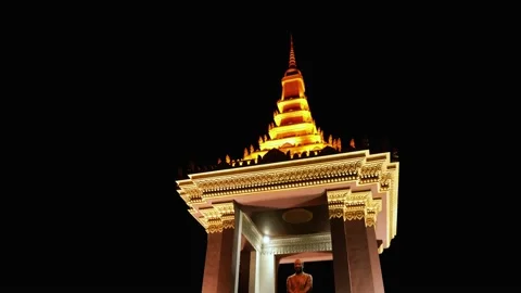 Phnom Penh Night 8 Video stock 169056791