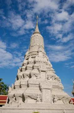 Phnom penh temple Stock Photos