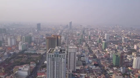 Phnom_Penh_Drone_footge Stock Footage 127762668