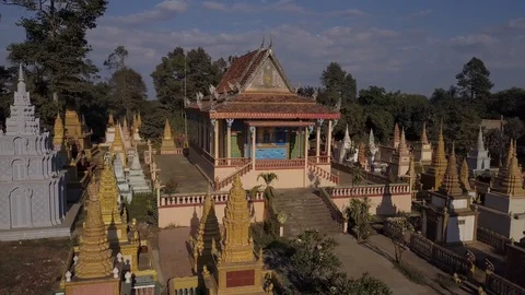 Phnom_Penh_Drone_footge Stock Footage 127800450