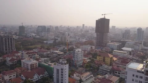 Phnom_Penh_Drone_footge Stock Footage 127800466