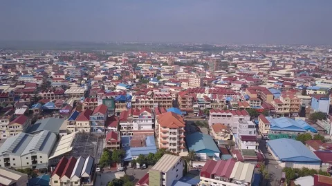 Phnom_Penh_Drone_footge Stock Footage 127804097