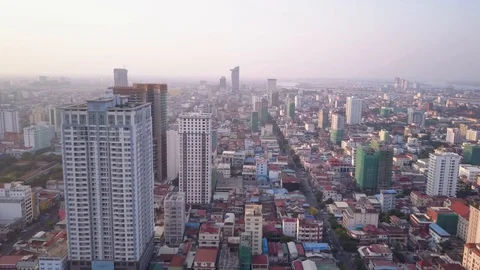 Phnom_Penh_Drone_footge Stock Footage 127804627