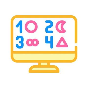 Phobia test color icon vector illustration Stock Illustration