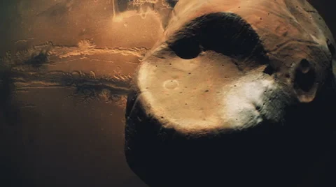 Phobos Orbit over Mars Vidéo 67978038