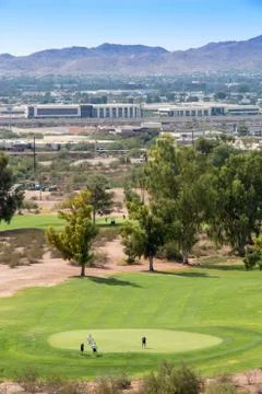 Phoeinx golf course view Stock-Fotos