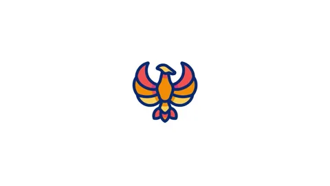 Phoenix Animated Icon Stock Footage 320234887