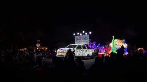 Phoenix APS Electric Light Parade Holiday Lights Видео 341698611