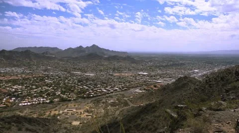 Phoenix Area Pan Stock Footage 12292852