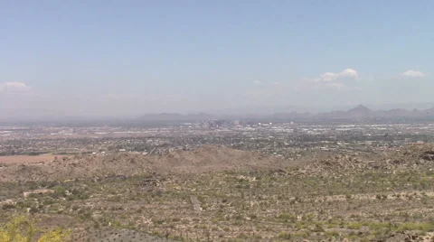 Phoenix Arizona pollution Stock Footage 48011372