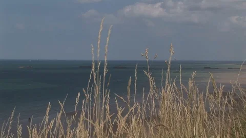 Phoenix Block Gold Beach, Normandy France Stock Footage 101208831