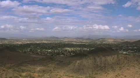 Phoenix Desert Stock Footage 12292846