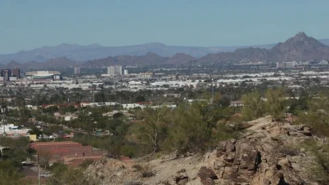 Phoenix Downtown Cityscape Stock Footage 85091296