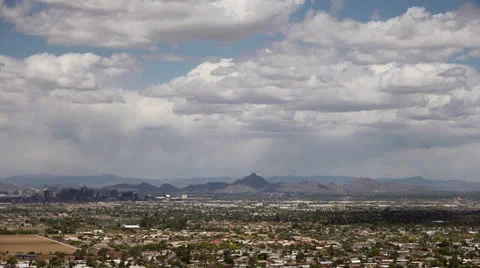 Phoenix Downtown Timelapse Stock Footage 22673797