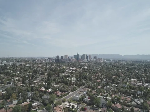 Phoenix Drone 4k Stock Footage