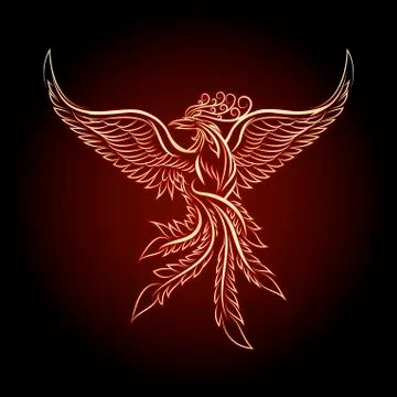 The Phoenix Ebmlem Stock Illustration