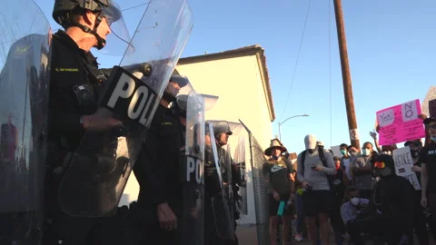 Phoenix George Floyd BLM Protest Video stock 131782686