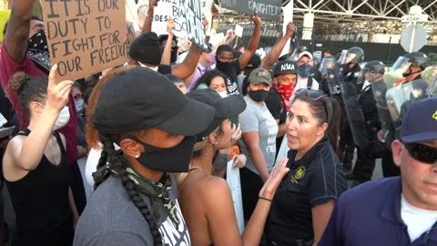 Phoenix George Floyd BLM Protest Video stock 131787613